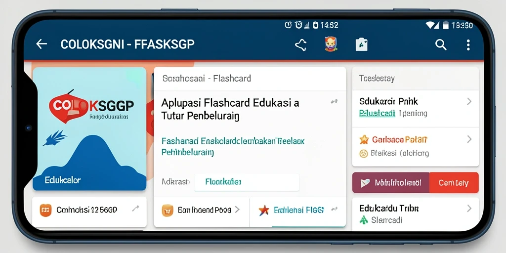 Tampilan antarmuka aplikasi COLOKSGP yang menarik dan interaktif.