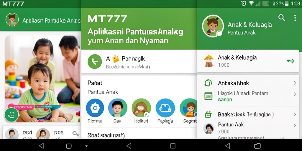 Tampilan antarmuka MT777 yang sederhana dan informatif.